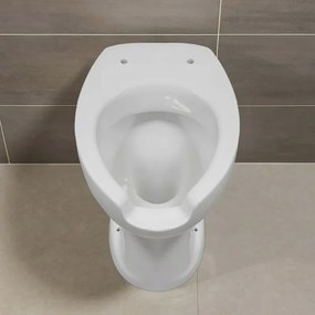 Wc per disabili con apertura frontale e scarico a terra H 51 cm