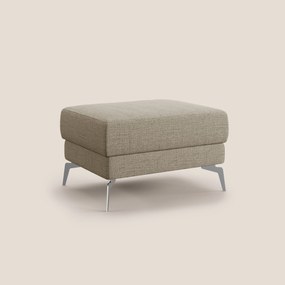 Star Pouf con piedini alti in tessuto impermeabile fiammato T03 marrone