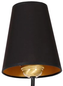 Applique VICTORIA 1xE27/60W/230V nero