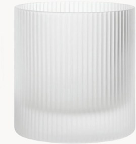 Set di 2 bicchieri in vetro soffiato Ripple