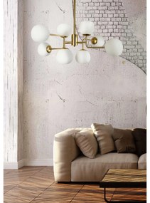 Maytoni Lampadario moderno con diffusori in vetro e struttura in metallo Erich - 40W