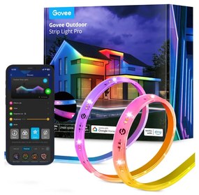 Govee - Striscia LED per esterni Pro SMART RGBICWW 10m Wi-Fi IP65