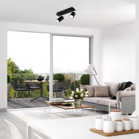 Briloner 2857-025 - Faretto SPOT 2xGU10/40W/230V nero