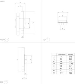 Eglo 390223 - Applique a LED ESTANTERIOS 4xLED/3,3W/230V 3000K