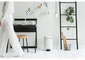 Bidone in acciaio bianco 12 l NewIcon - Brabantia