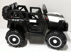 Macchina Elettrica per Bambini 12V Kidfun Fuoristrada 4x4 Bianca...