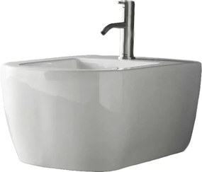 Antonio Lupi Komodo2 Bidet Monoforo Sospeso In Ceramica Bianco Lucido