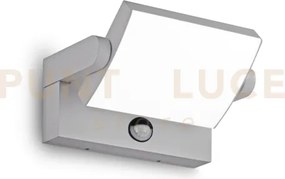 Swipe applique da esterno ip54 led 3000k 21w 2300 lm con sensore m...