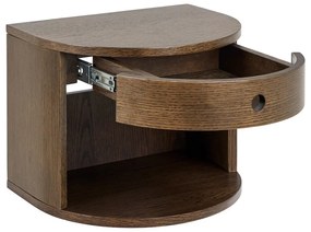 Comodino colore naturale scuro con effetto rovere Paron – Actona