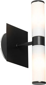 Lampada da parete smart per bagno nera IP44 2 luci incl. 2 Wifi G9 - Bath