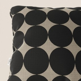 Dot cuscini geometrici disponibile in diversi colori in tessuto Idrorepellente tortora