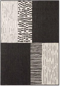 Tappeto da interno/esterno nero/color crema 200x300 cm Haringey Acacia – Ted Baker