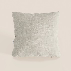 Lyon cuscino disponibile in diversi colori realizzato in morbido tessuto intrecciato impermeabile T06 panna