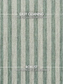 Tappeto da interno/esterno verde/color crema 120x170 cm Haringey Linley – Ted Baker