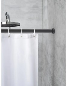 Asta da bagno telescopica nera, lunghezza 110-185 cm Luz - Wenko