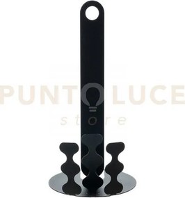 Porta rotolo da cucina nori nero