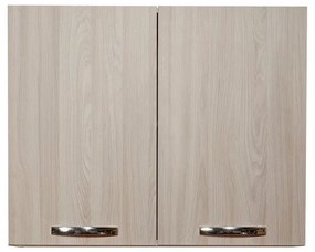 Pensile Luna kit scolapiatti da montare olmo L 90 x H 72 x P 34 cm
