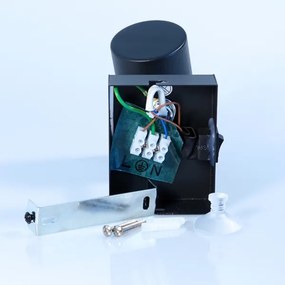 Globo 57911-1B - Faretto da parete ROBBY 1xGU10/25W/230V nero