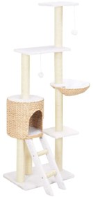 Albero Per Gatti Con Tiragraffi İn Sisal Seagrass /