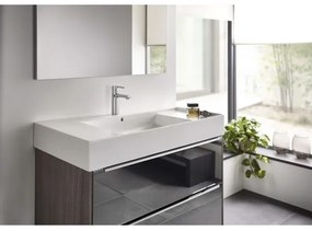 Roca A5A3296C00 - Miscelatore monocomando per lavabo NAIA con piletta, 16,7 cm, cromo lucido