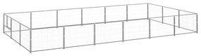 Gabbia Per Cani Argento 18 M² İn Acciaio /