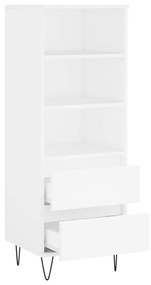 Credenza Bianco 40x36x110 cm in Legno Multistrato