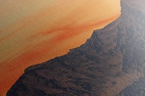 Quadro su tela – Tramonto sulle montagne