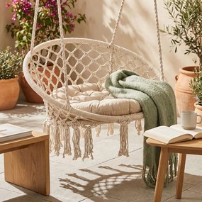 GREDY - sedia sospesa rotonda cm tondo 80/60x120 h