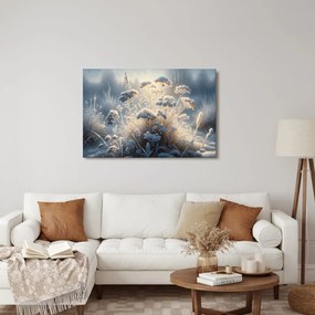 Quadro su tela – Brina sui fiori