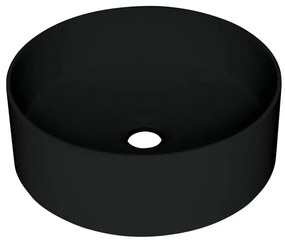 Deante CQS_NU4S - Lavabo da appoggio SILIA Ø 36 cm granito/nero