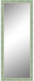 Specchio rettangolare in legno verde 60 x 170 cm
