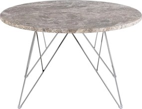 Tavolino rotondo in marmo grigio ø 80 cm Prunus - Actona