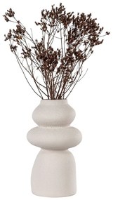 Vaso in gres crema (altezza 26,5 cm) - House Nordic