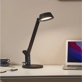 Eglo 99832 - Lampada da tavolo touch dimmerabile a LED BANDERALO LED/4,8W/230V nera