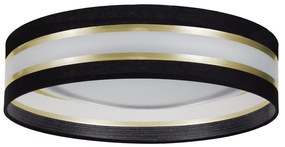 Plafoniera LED CORAL GOLD 1xLED/24W/230V nera/dorata