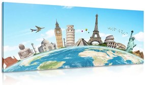 Stampa su tela – Giro del mondo