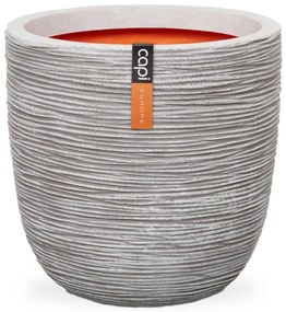 Fioriera Nature Rib Rotonda 35x34 Cm Avorio Kofı932 /