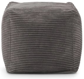 Puof a sacco verde con rivestimento in velluto a coste Up! MooG – SLOWDOWN