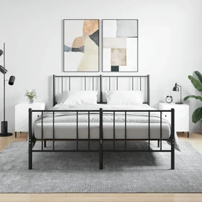 Comodini 2 Pz Bianco Lucido 40x40x50 Cm İn Legno Multistrato /