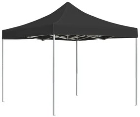 Gazebo Professionale Pieghevole in Alluminio 3x3 m Antracite