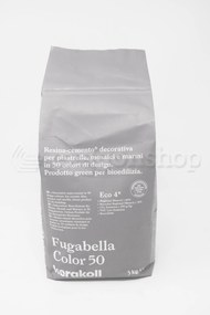 Kerakoll Fugabella resina cemento decorativa per piastrelle mosaici e marmi 3kg Color 50