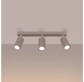 Brilagi - Faretto CRESTO 3xGU10/10W/230V taupe