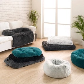 Cuccia bianca per cane ø 95 cm Fluffy Heather – Love Story