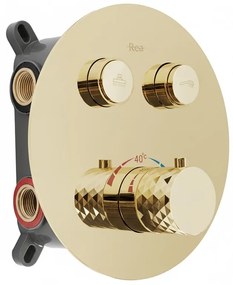 Set doccia da incasso Rea Lungo Diamond Gold+ BOX