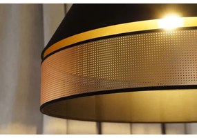 Duolla - Lampadario a plafone COPPER SHINY 1xE27/15W/230V diametro 60 cm nero/rame