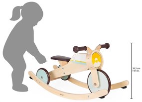 Triciclo 2 in 1 a dondolo
