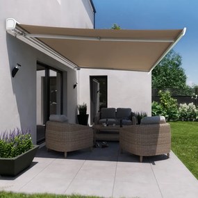 QUASI PERFETTO Tenda da sole a bracci estensibili, motorizzato mod. Zefir, L 4.95 x 3 m