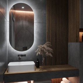 Specchio asimmetrico con luce LED G3