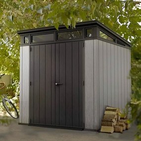 Casetta Da Giardino In Resina 214x218x226H Cm Artisan 7x7 Grigio Keter