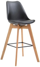 Sgabello Bar Metz İn Plastica Con Seduta Multifunzionale / Natura / Schwarz